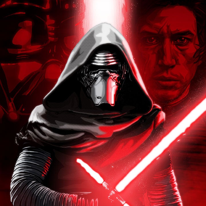 Kylo Ren Wall art prints | Odyssey Art | Art of Brian C