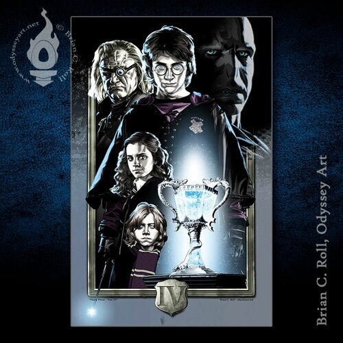 Harry potter year 4 odyssey art art of brian c roll odyssey art